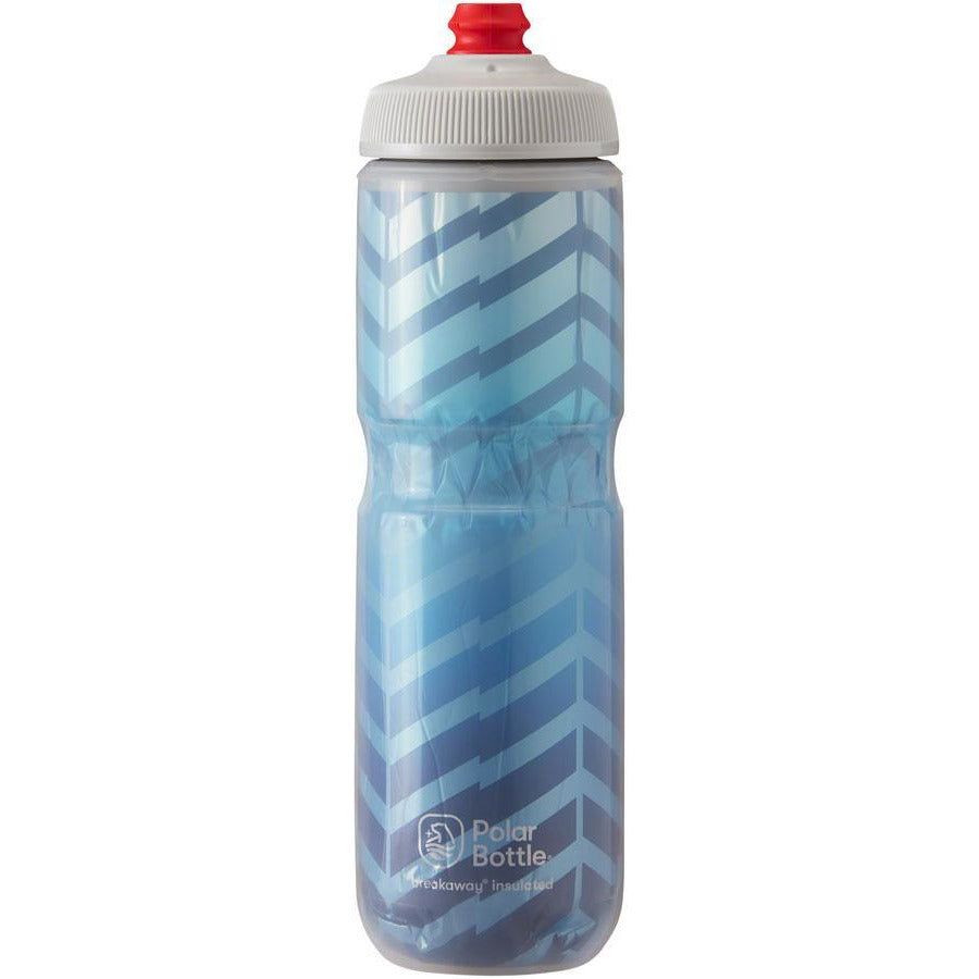 Polar Bottles Breakaway Bolt Insulated Bike Water Bottle -24oz, Cobalt Blue/Silver