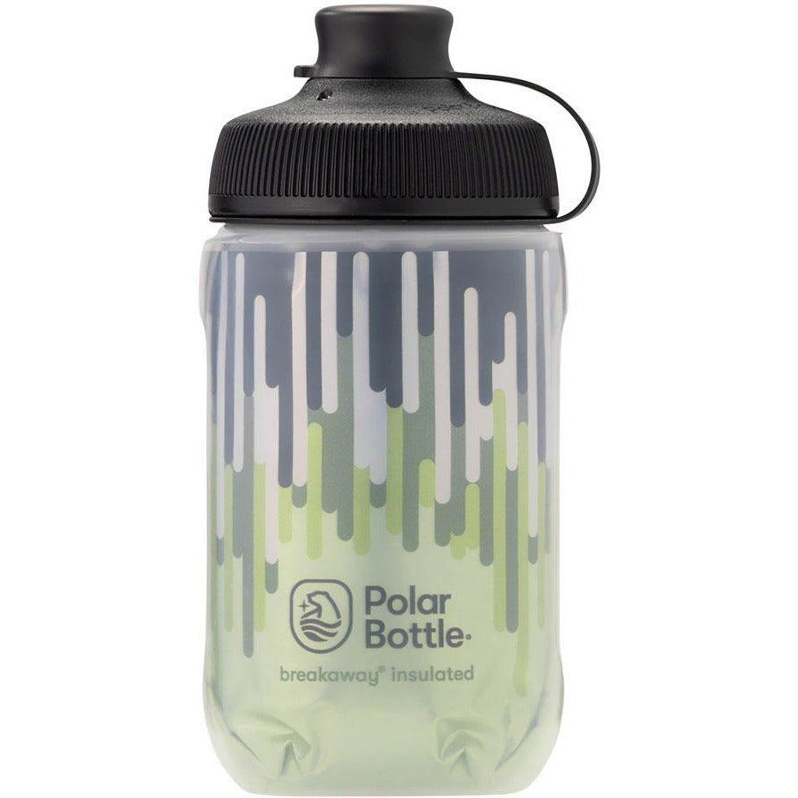 Polar Bottles Breakaway Muck Insulated Zipper Bike Water Bottle - 12oz, Moss/Desert