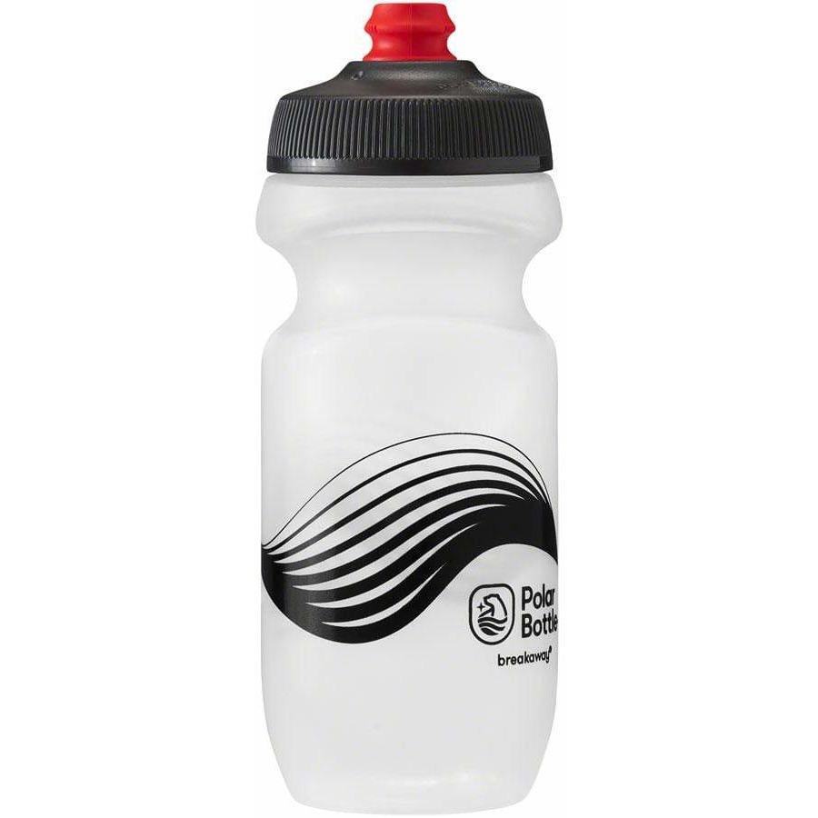 Polar Bottles Breakaway Wave Bike Water Bottle - 20oz, Frost/Charcoal