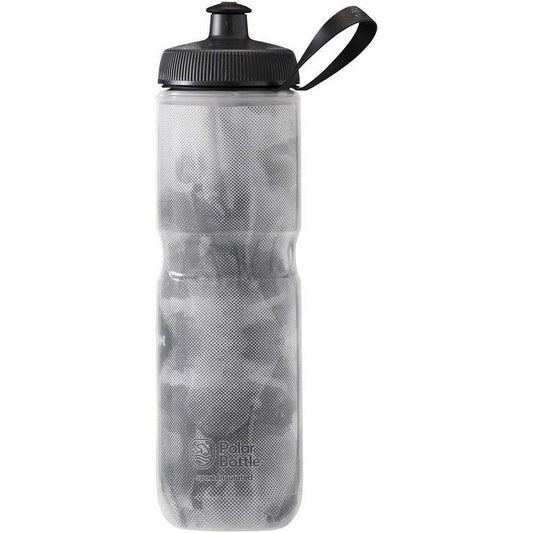 Polar Bottles Sport Insulated Fly Dye Bike Water Bottle - 24oz, Monochrome