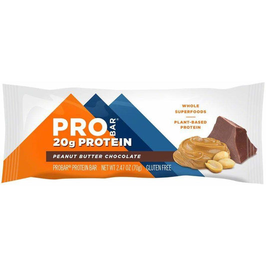 ProBar Protein Bar - Peanut Butter Chocolate, Box of 12