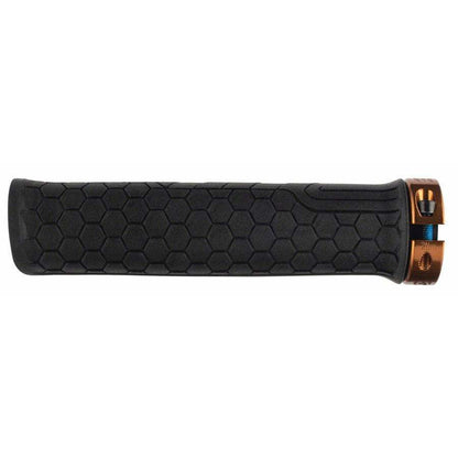 RaceFace Getta Bike Handlebar Grips - Gold, Lock-On, 33mm