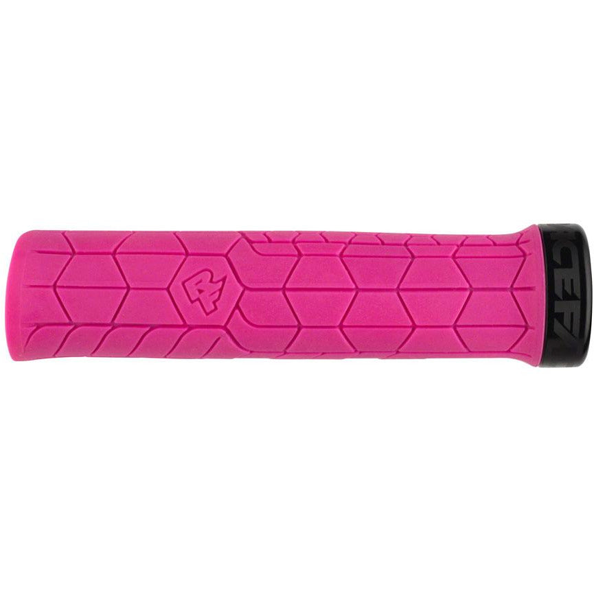 RaceFace Getta Bike Handlebar Grips - Magenta, Lock-On, 33mm