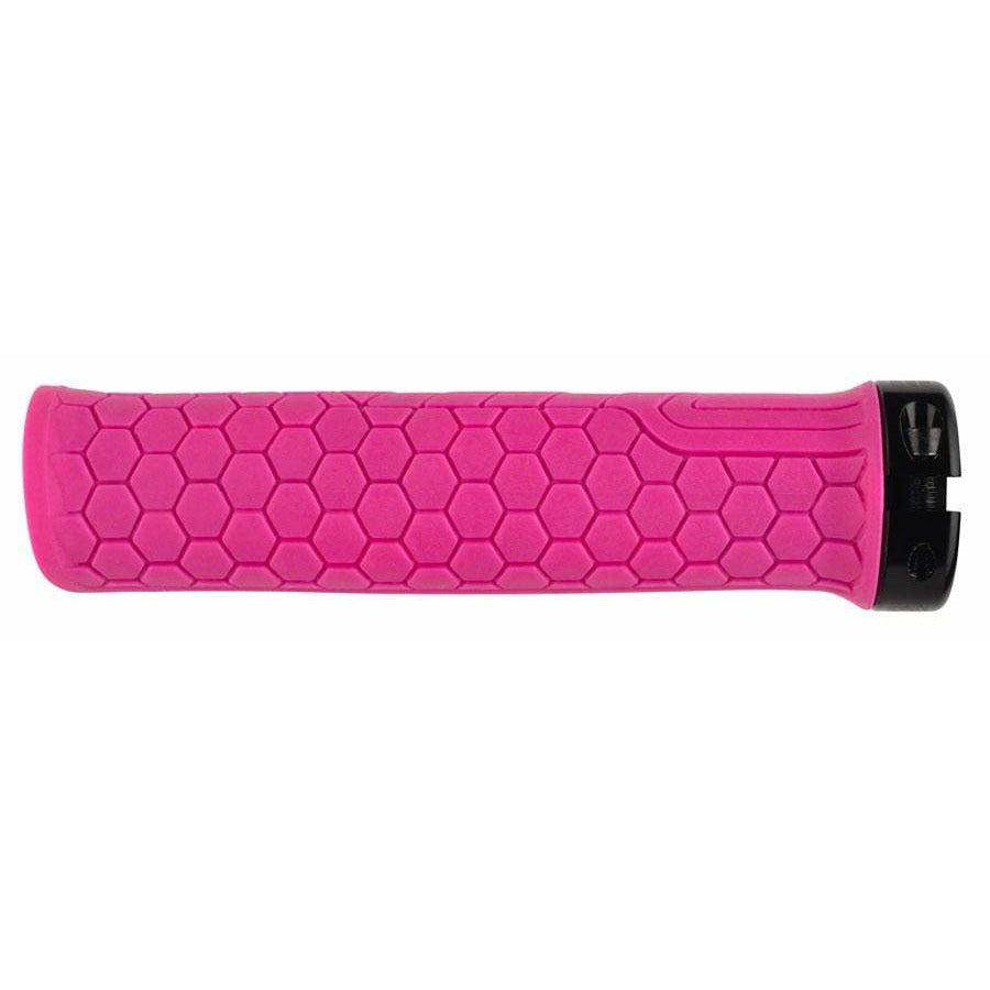 RaceFace Getta Bike Handlebar Grips - Magenta, Lock-On, 33mm