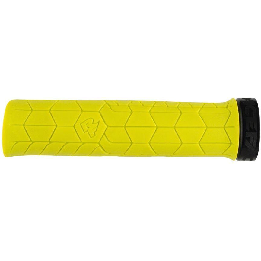 RaceFace Getta Bike Handlebar Grips - Yellow, Lock-On, 30mm