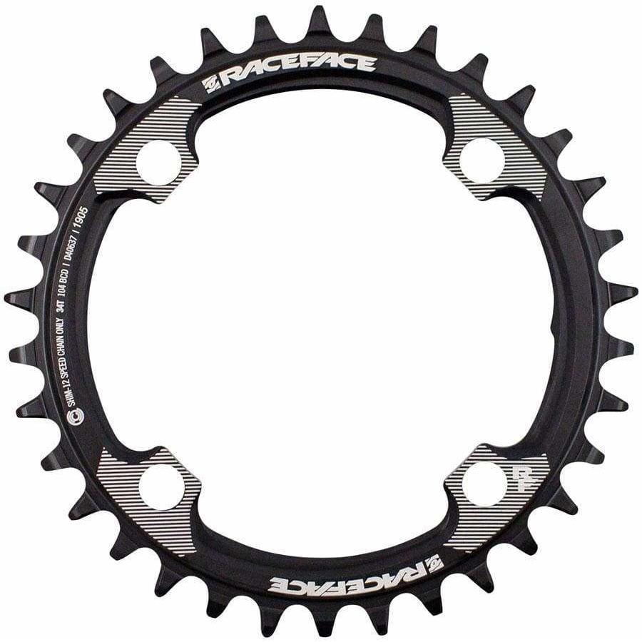 RaceFace Narrow Wide Chainring - 104 BCD, for Shimano 12-Speed, requires Hyperglide+ compatible chain