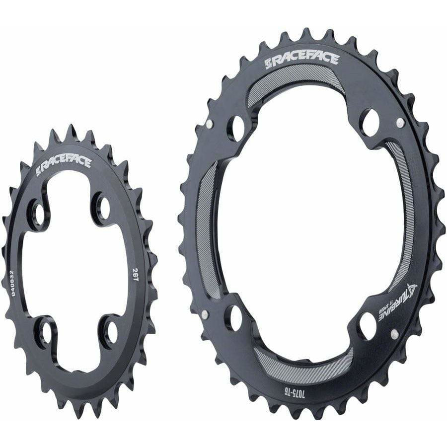 RaceFace Turbine 11-Speed Chainring: 64/104mm BCD, 28/38t