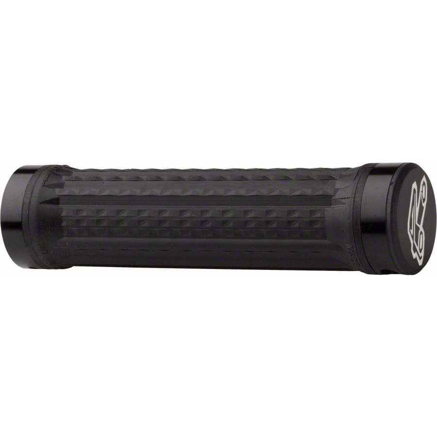 Renthal Traction Bike Handlebar Grips - Black, Lock-On