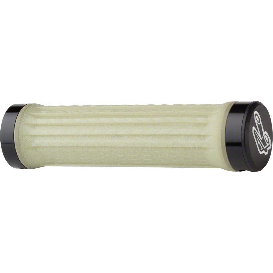 Renthal Traction Bike Handlebar Grips - Off White, Lock-On