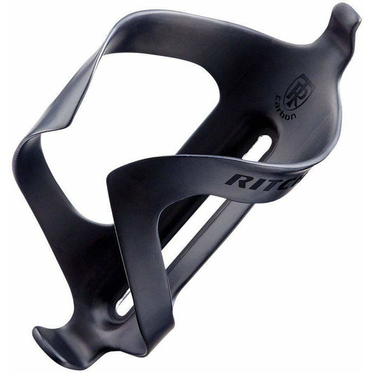 Ritchey WCS Carbon Bike Water Bottle Cage: Black with Black Logo
