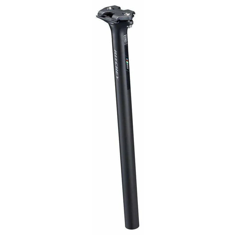 Ritchey WCS ZeroCarbon Seatpost: 27.2, 400mm, Zero Offset, Black