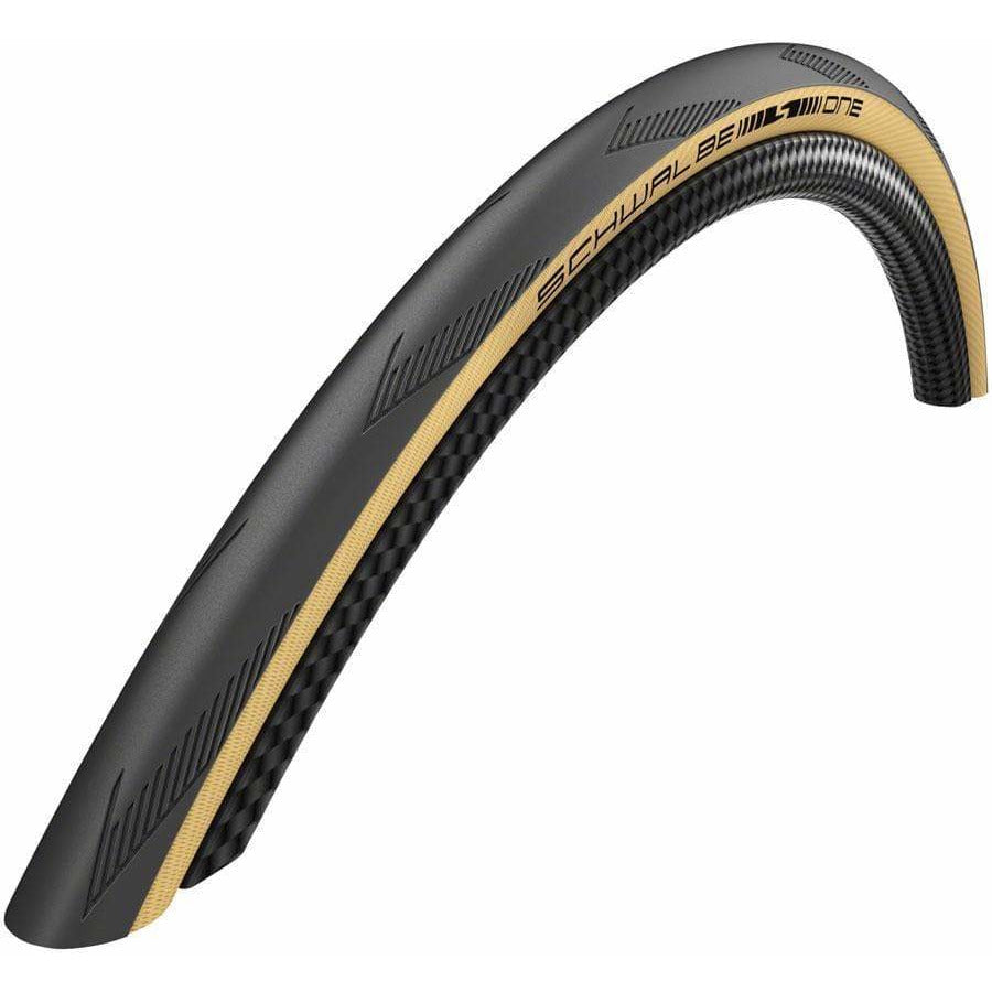 Schwalbe One Tire - 700 x 25, Tubeless, Folding/Tan, Performance Line, Addix - Tires - Bicycle Warehouse