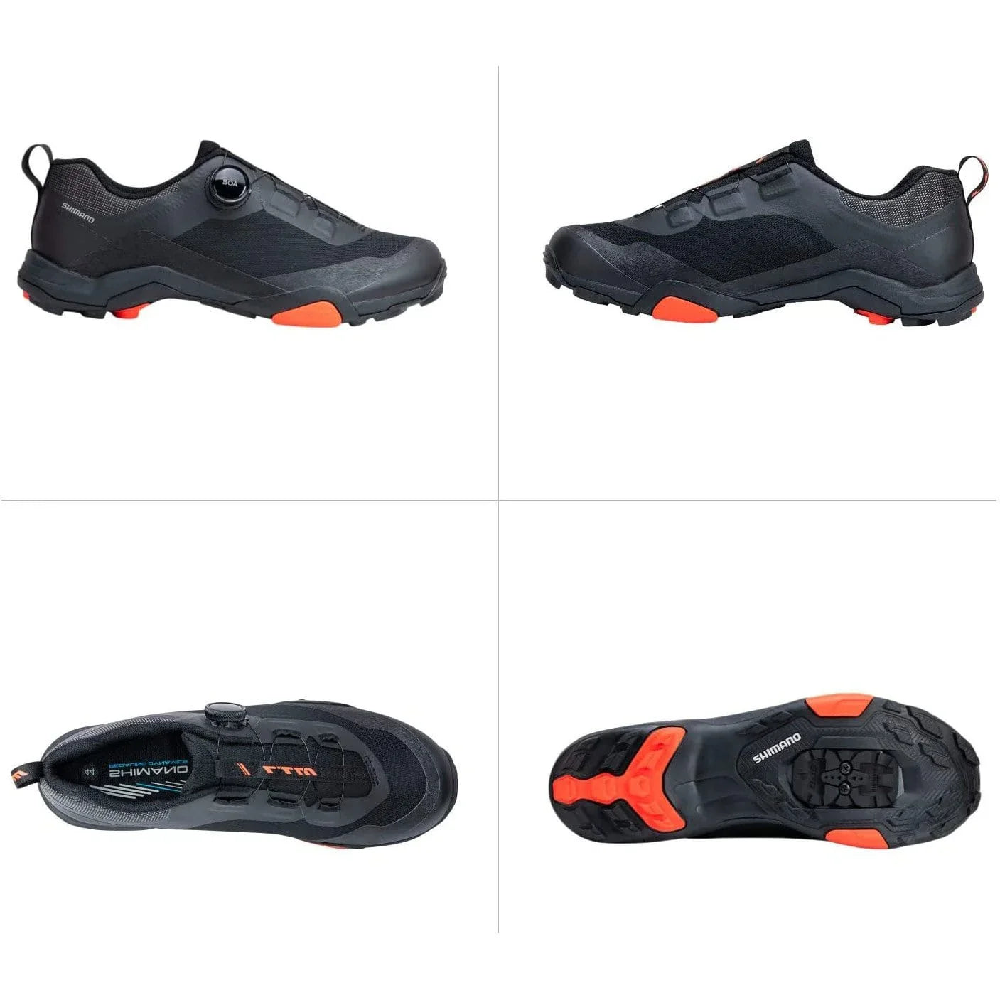 Shimano Men's MT701 Mountain Bike Shoes - Black – Bicycle Warehouse