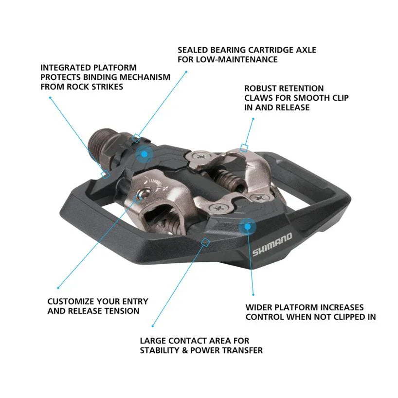 shimano me700 pedal Shimano PD-ME700 SPD Pedals