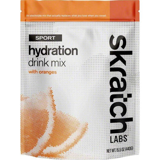 Skratch Labs Sport Hydration Drink Mix: Orange, 20-Serving Resealable Pouch