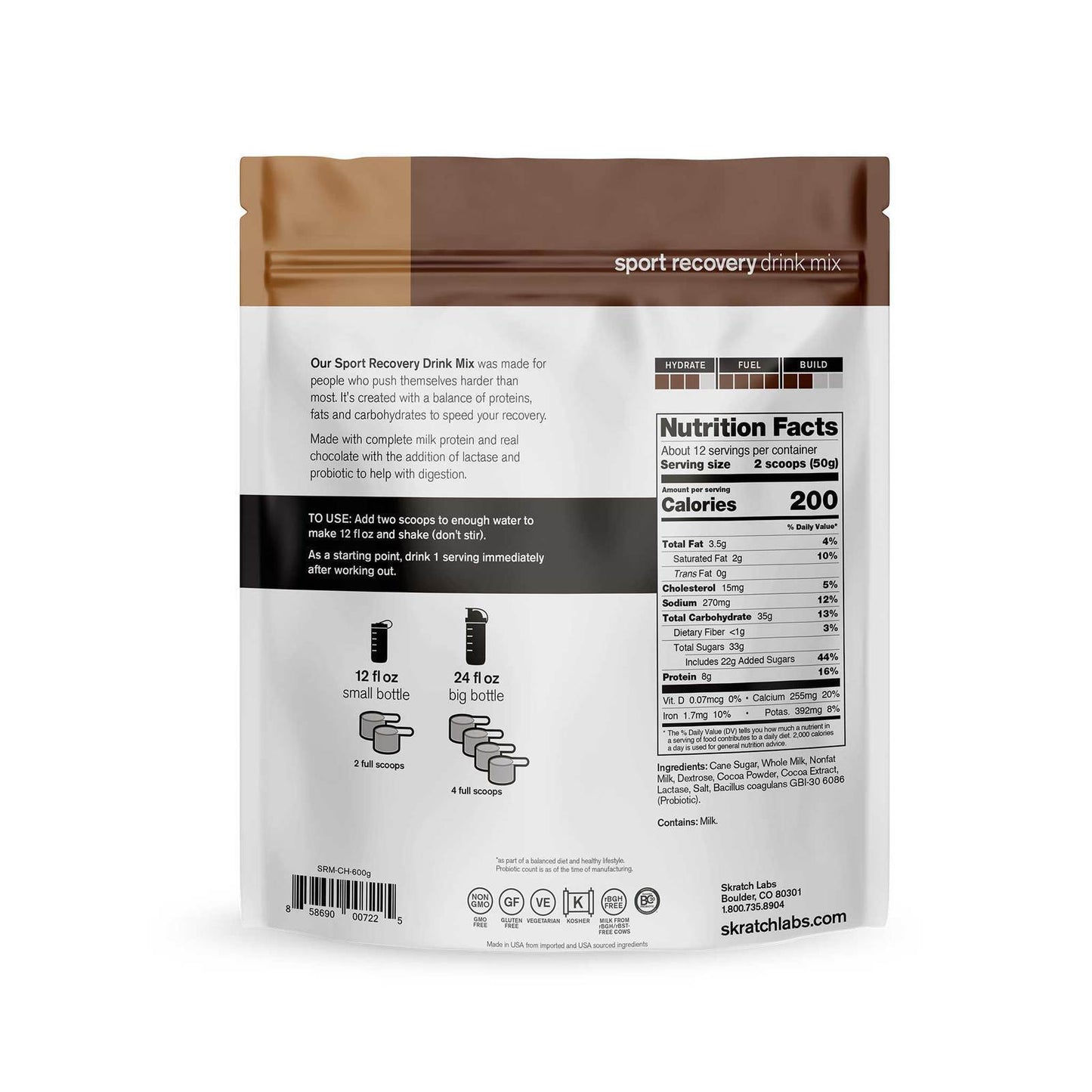 Skratch Labs Sport Recovery Mix