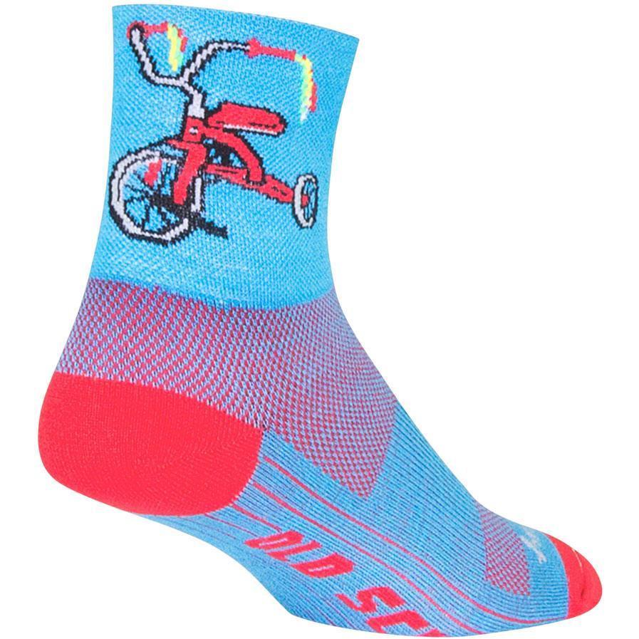 SockGuy Classic Trike Cycling Socks - 4 inch
