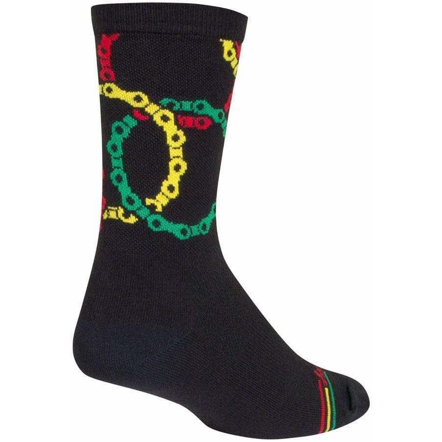 SockGuy Connected Crew Cycling Socks - 6 inch
