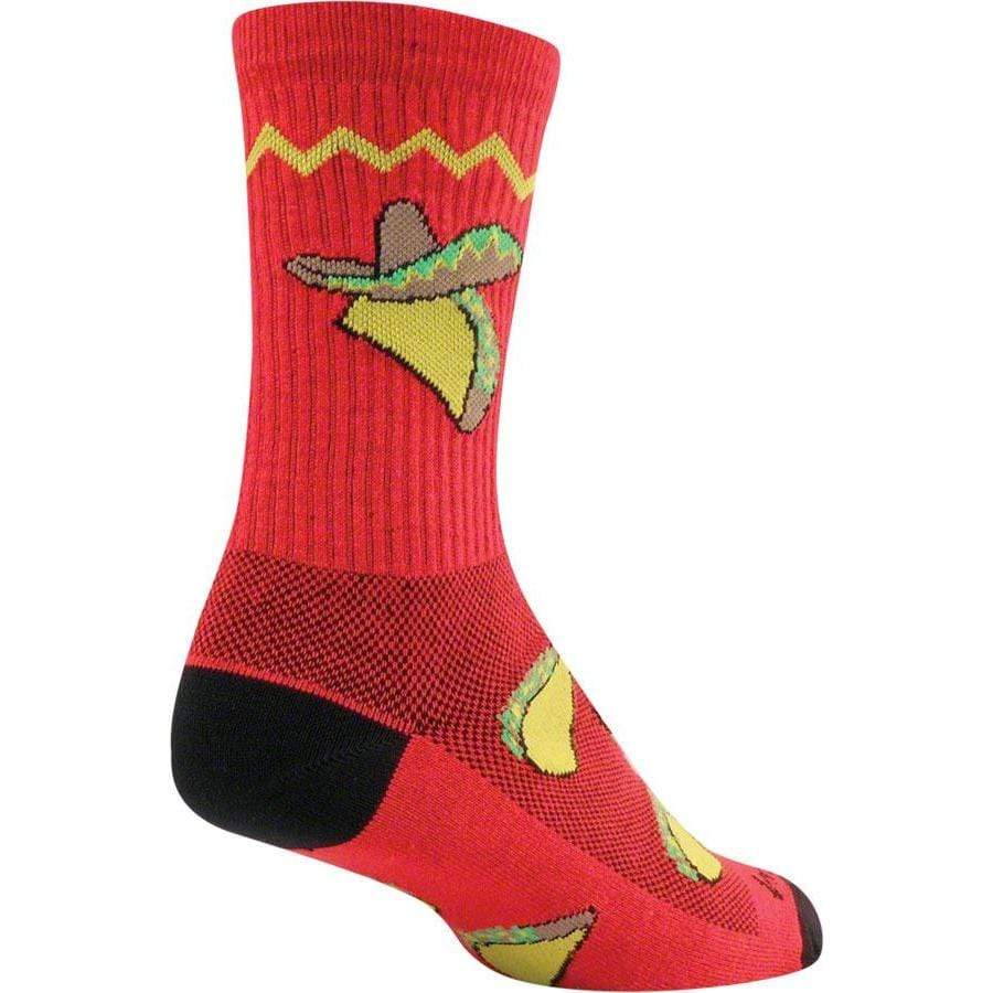 SockGuy Crew Taco Cycling Socks - 6 inch