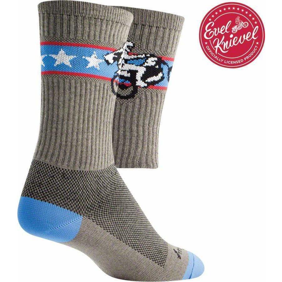 SockGuy Crew Wheelie Cycling Socks - 6 inch