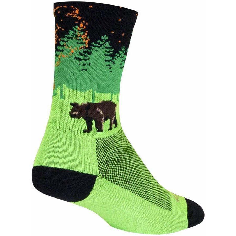 SockGuy Off the Grid Crew Bike Socks - 6 inch