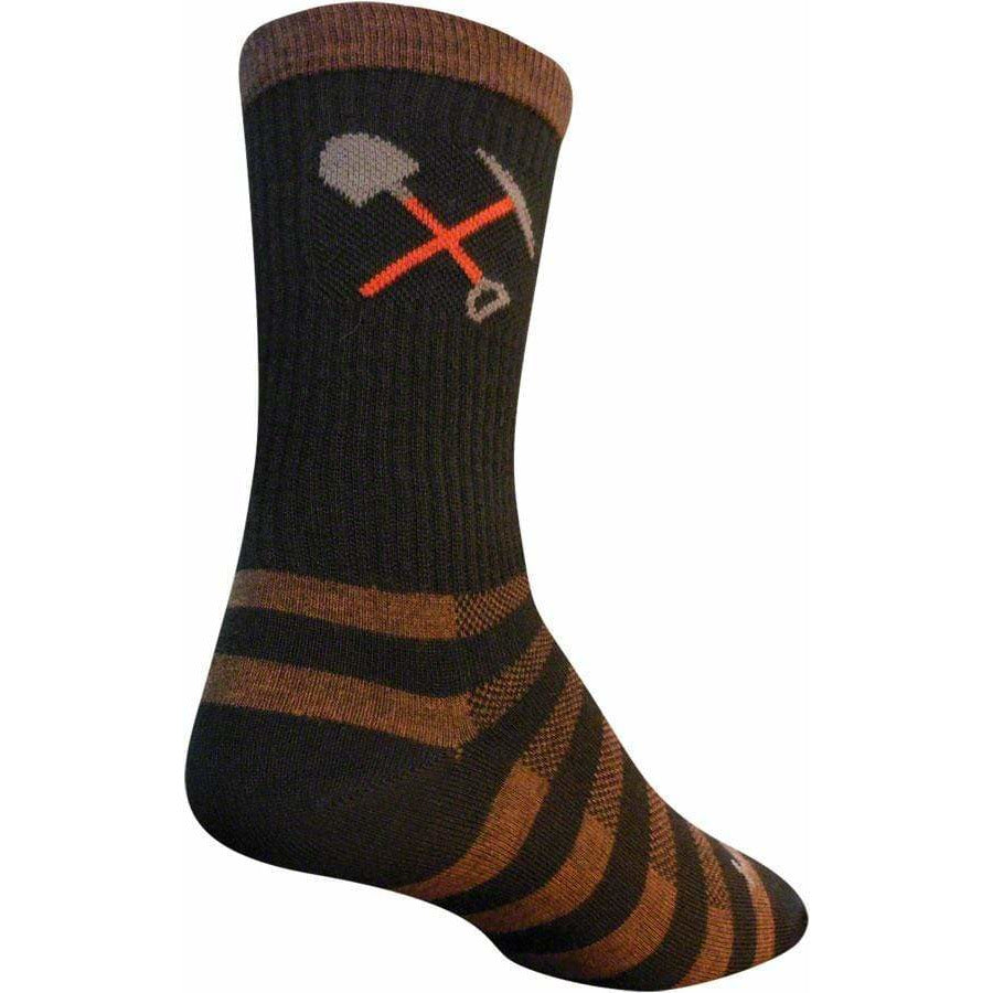 SockGuy Trail Maintenance Wool Bike Socks - 6 inch