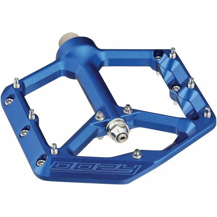 Oozy Reboot Mountain Bike Pedals, Blue