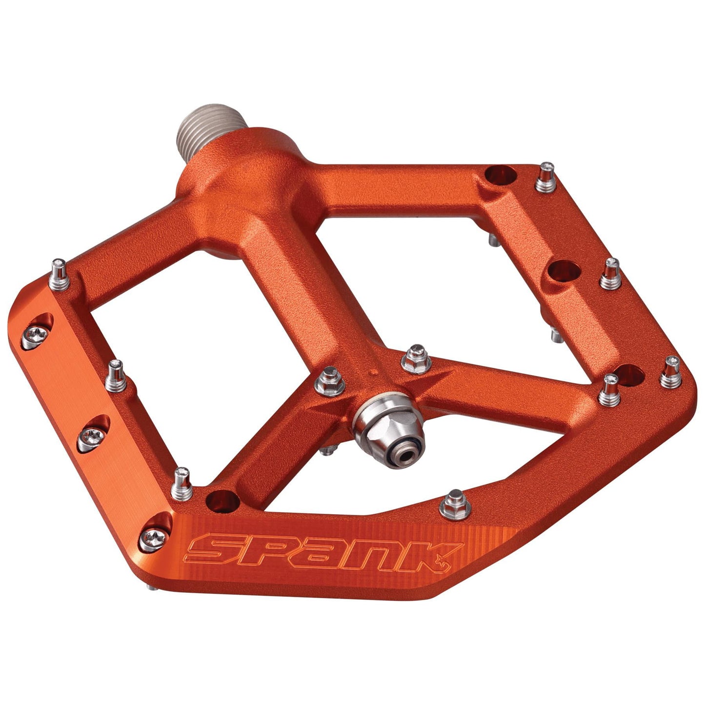 Spank Spike Reboot Platform Bike Pedals - Orange