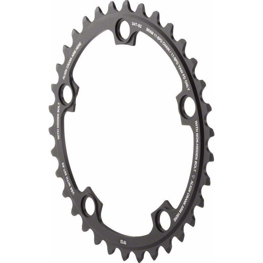SRAM 11-Speed 34T 110mm BCD YAW Chainring, Use with 50T
