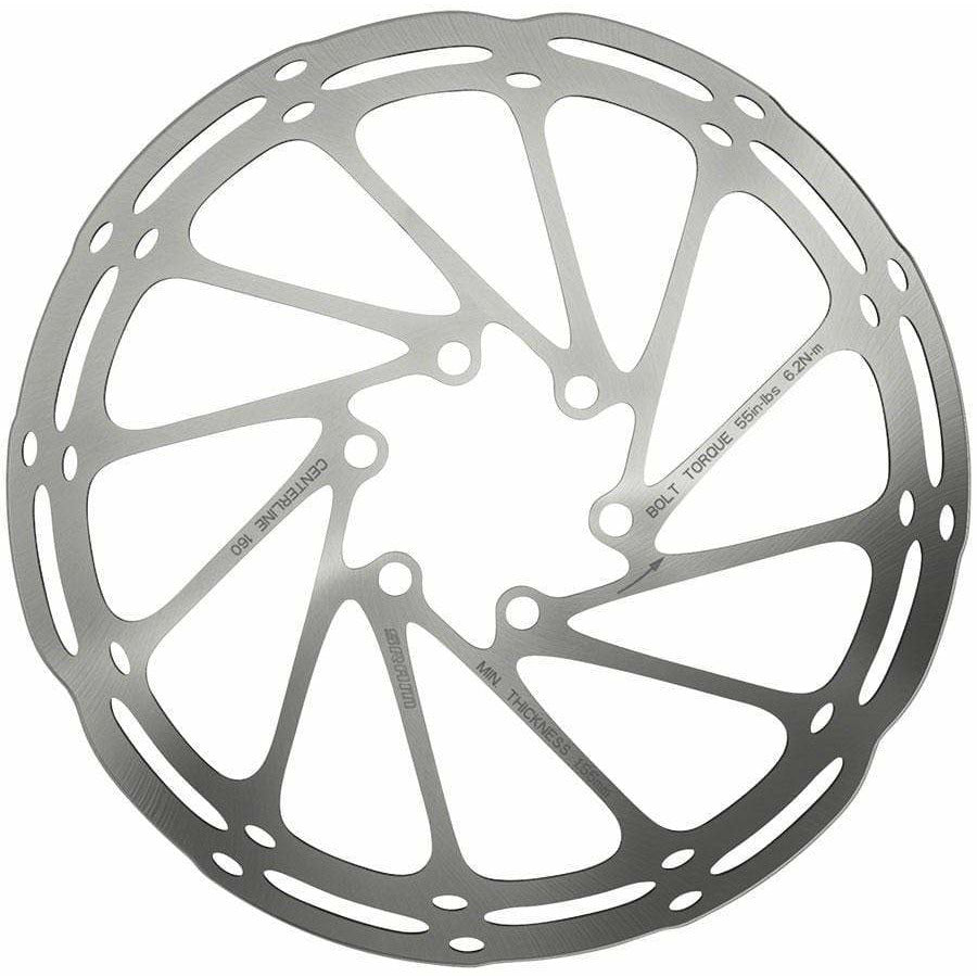 SRAM CenterLine 220mm 6-bolt Disc Rotor with Rounded Edge