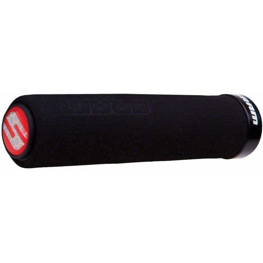 SRAM Foam Bike Handlebar Grips - Black, Lock-On