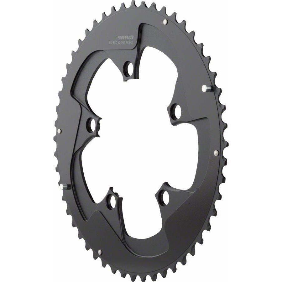 SRAM Red 22 52T x 110mm BCD YAW Chainring with Two Pin Positions, B2