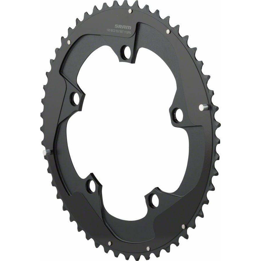 SRAM Red 22 53T x 130mm BCD YAW Chainring with Two Pin Positions, B2