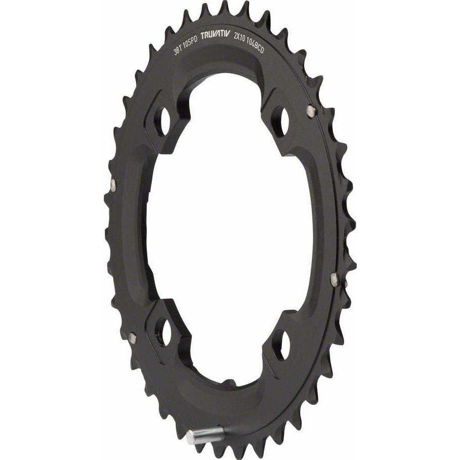 SRAM X0 and X9 38T 104mm BCD 10 Speed GXP Chainring with Long Over-shift Pin, Use with 24T
