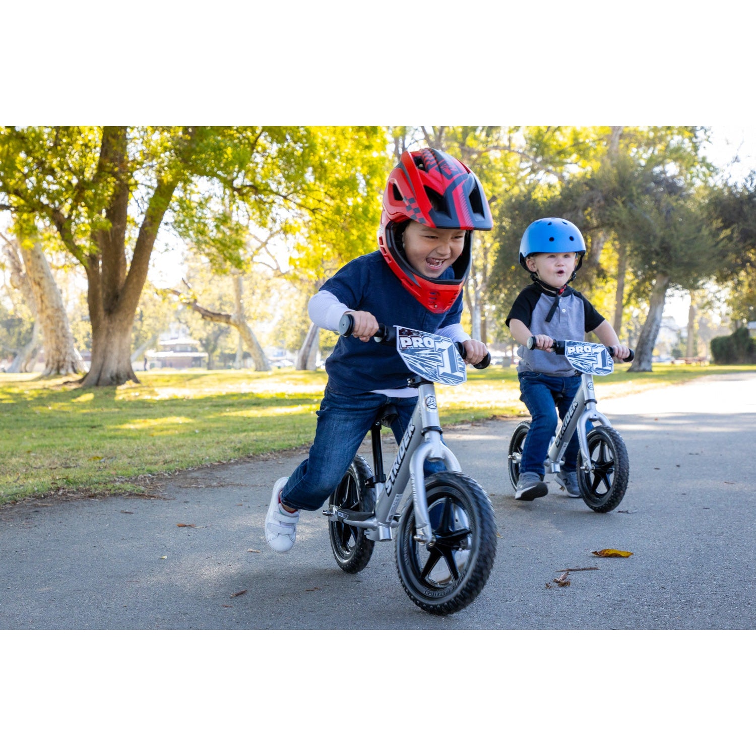 12 Pro Kids Balance Bike - Silver