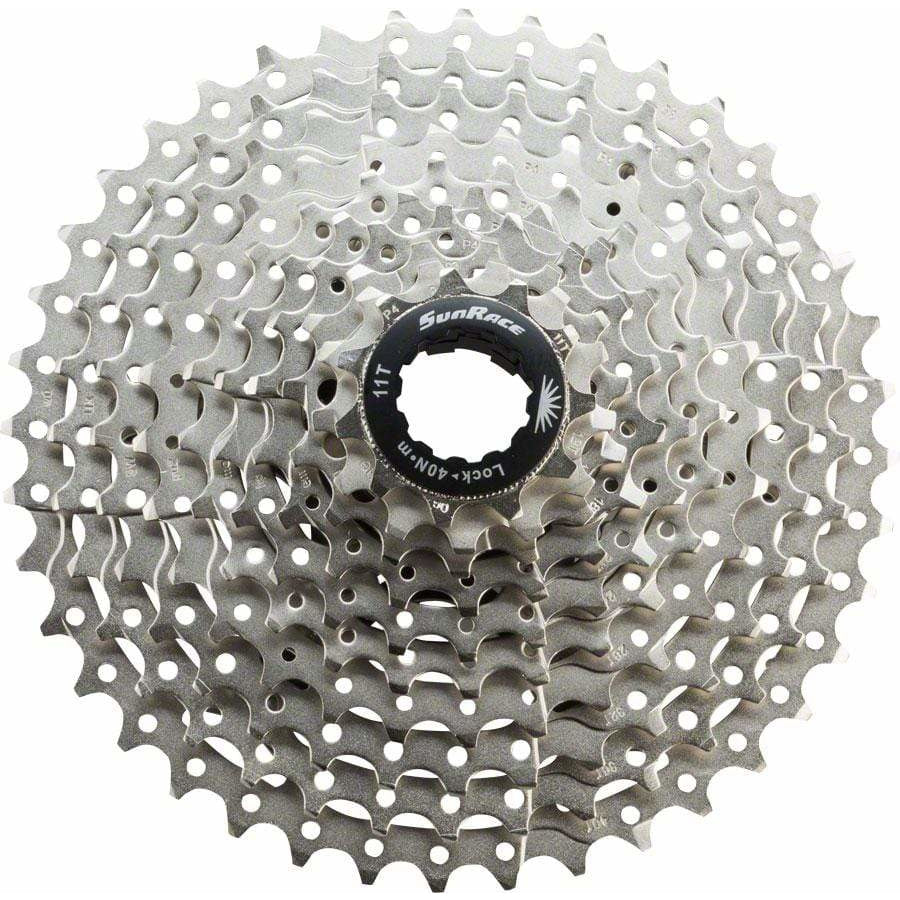 SunRace MS3 Cassette - 10 Speed, 11-40t, Silver - Cassettes - Bicycle Warehouse