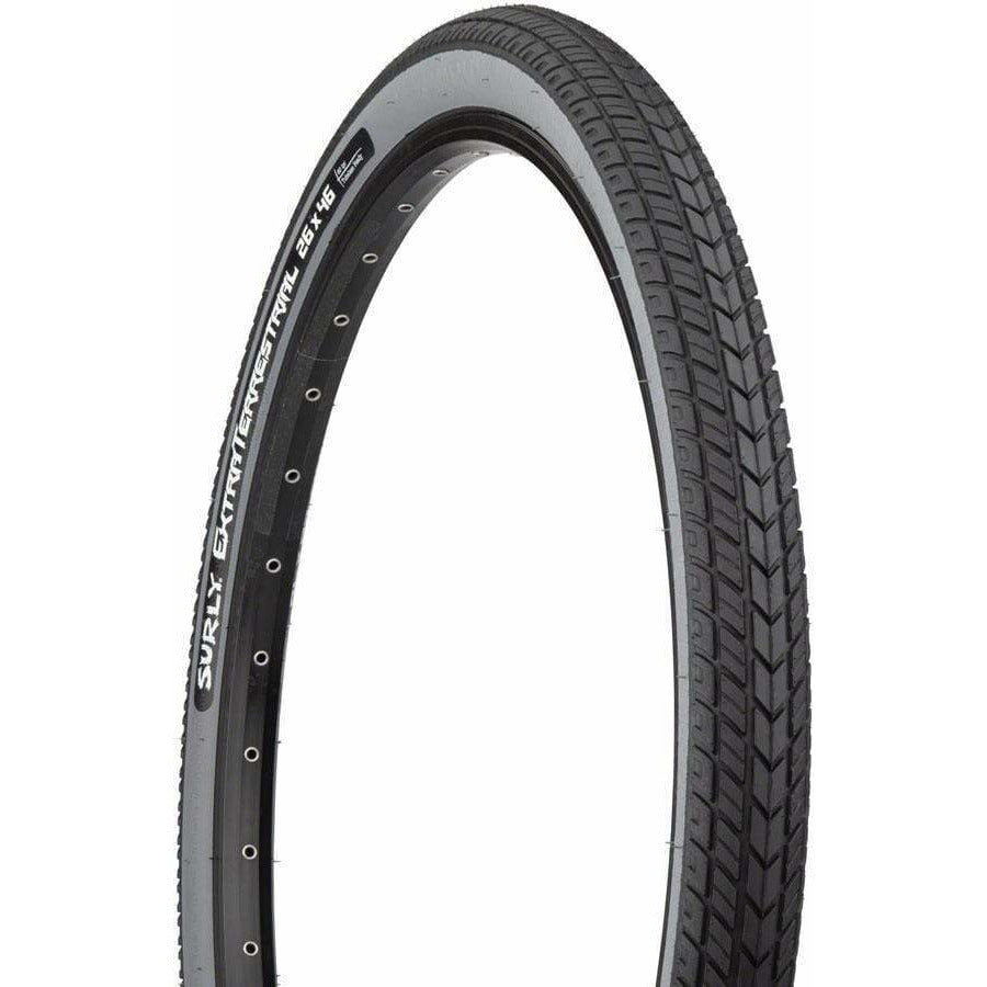 Surly ExtraTerrestrial Folding, Tubeless, Flat Resist Hybrid Road Bike Tire - 26 x 46c - Tires - Bicycle Warehouse