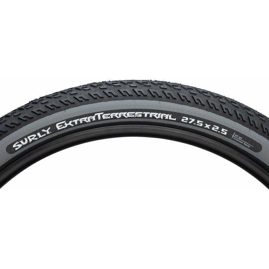 Surly ExtraTerrestrial Tire - 27.5 x 2.5, Tubeless, Folding/Slate, 60tpi