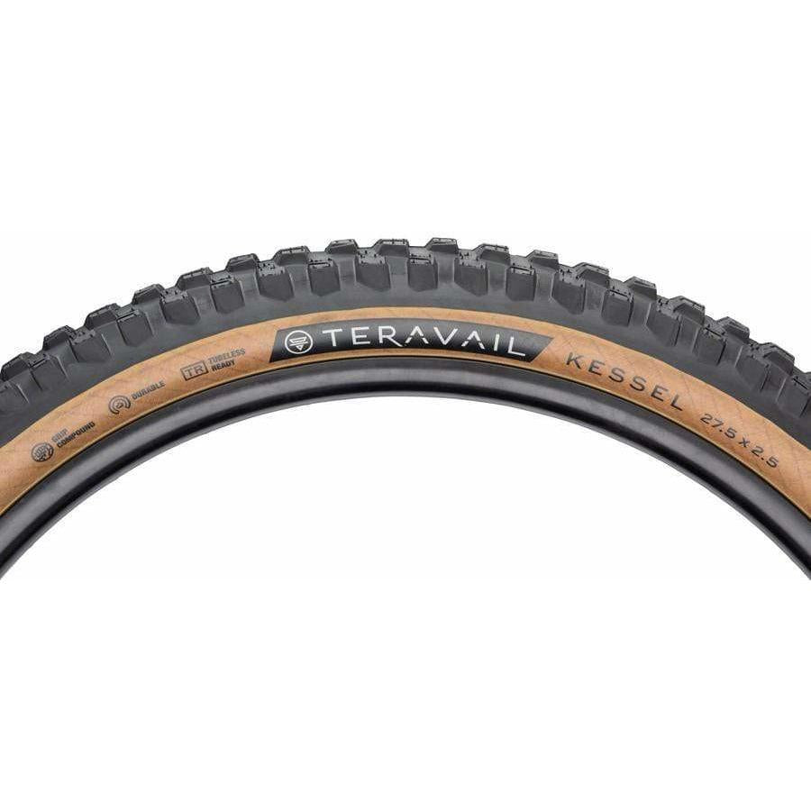 Teravail Kessel Tire - 27.5 x 2.5, Tubeless, Folding, Tan, Durable