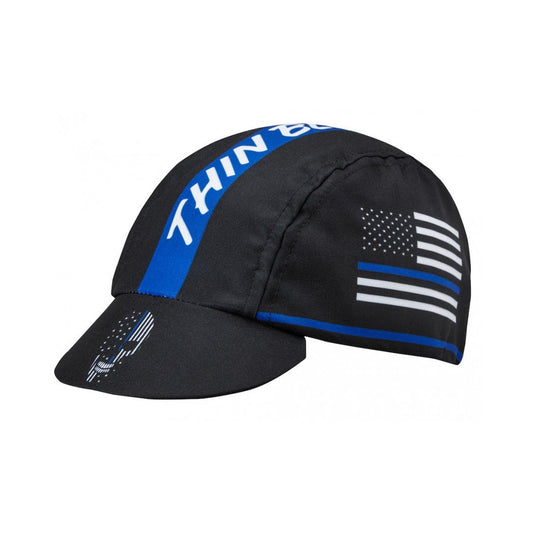 World Jerseys Thin Blue Line Cycling Cap - Headwear - Bicycle Warehouse