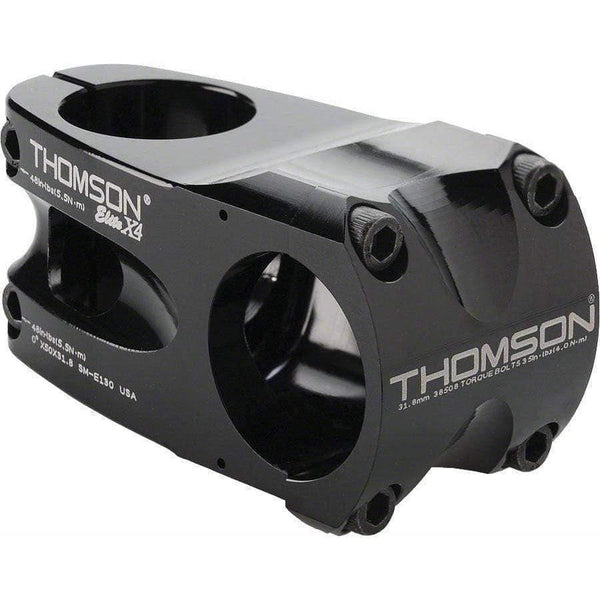 THOMSON Elite X4 ステム ブラック 80mm 0° 31.8 thomson-elite-x4-31-8mm-