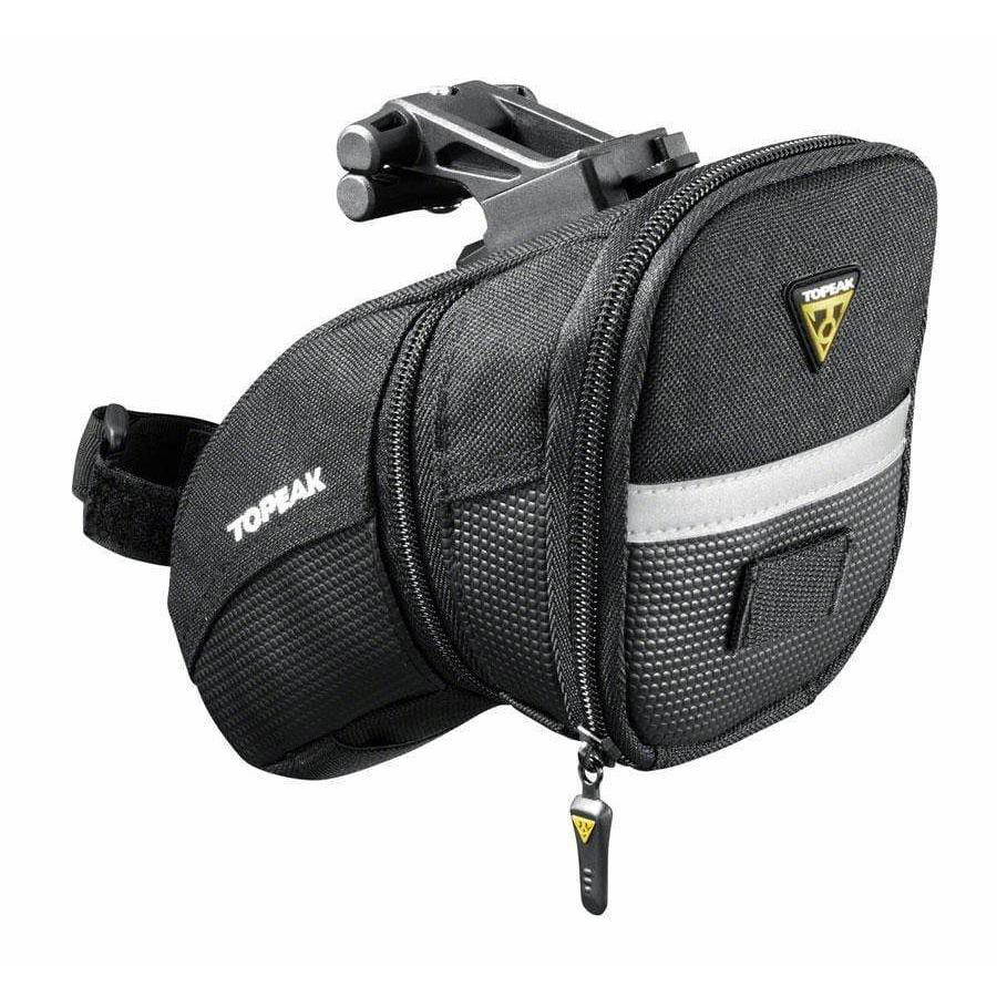 Topeak Aero Wedge Bike Seat Bag - QuickClick, Medium, Black