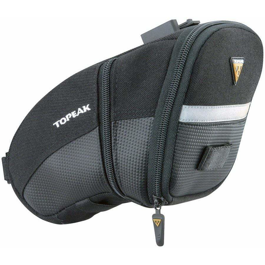 Topeak Aero Wedge Seat Bag - QuickClick, Large, Black