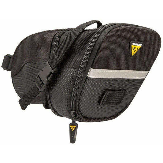 Topeak Aero Wedge Seat Bag - Strap-on, Large, Black
