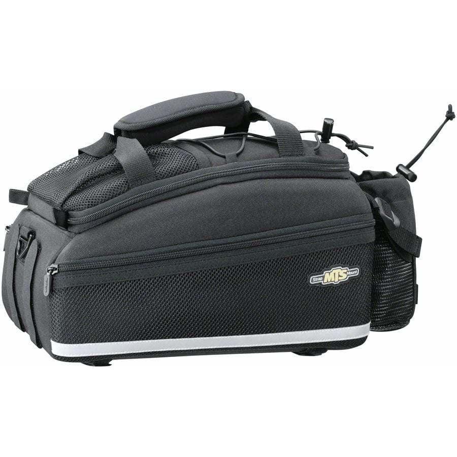 Topeak MTS Strap Mount TrunkBag DXP Rack Bag with Expandable Panniers - 22.6 Liter, Black