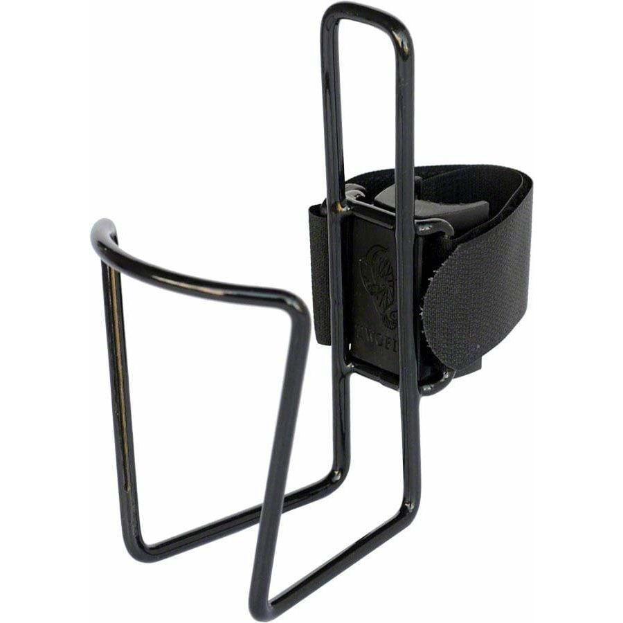 TwoFish QuickCage 24oz Bike Water Bottle Cage: Vinyl Coated Black, No Bottle Included