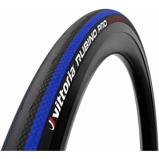 Vittoria Rubino Pro G2.0 Tire - 700 x 25, Clincher, Folding/Blue, 150tpi - Tires - Bicycle Warehouse