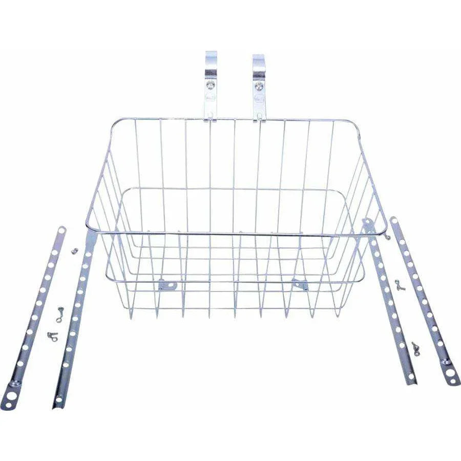 Wald 1512 Front Basket with Adjustable Legs, Silver