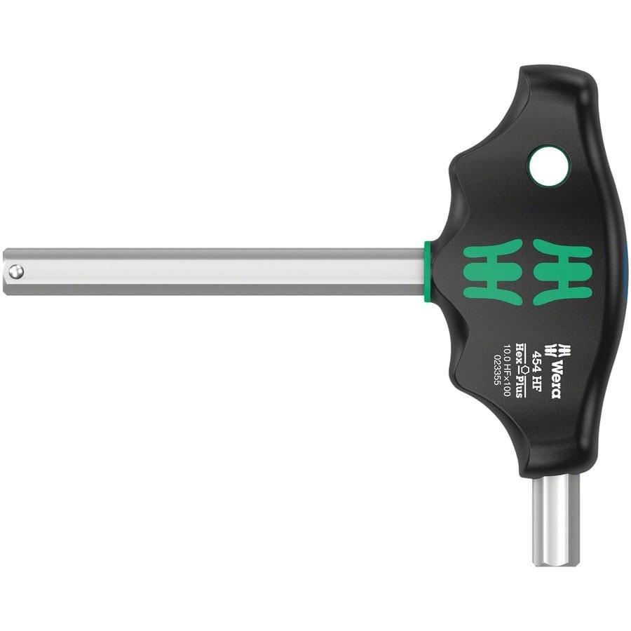 Wera 454 HF T-handle hexagon screwdriver Hex-Plus with holding function Bike Tool, 10 x 100 mm