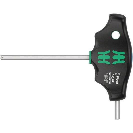 Wera 454 HF T-handle hexagon screwdriver Hex-Plus with holding function Bike Tool, 5 x 100 mm